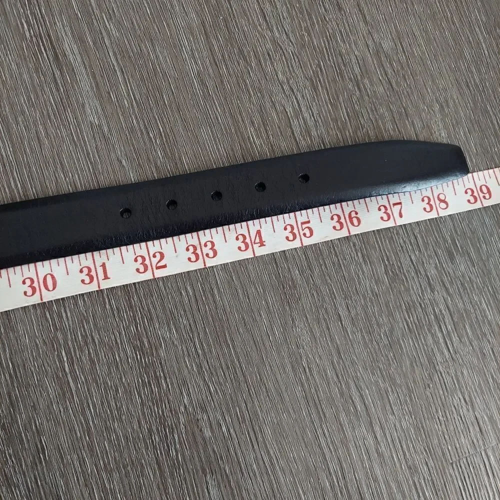 Men's Dockers Black Leather Belt 34